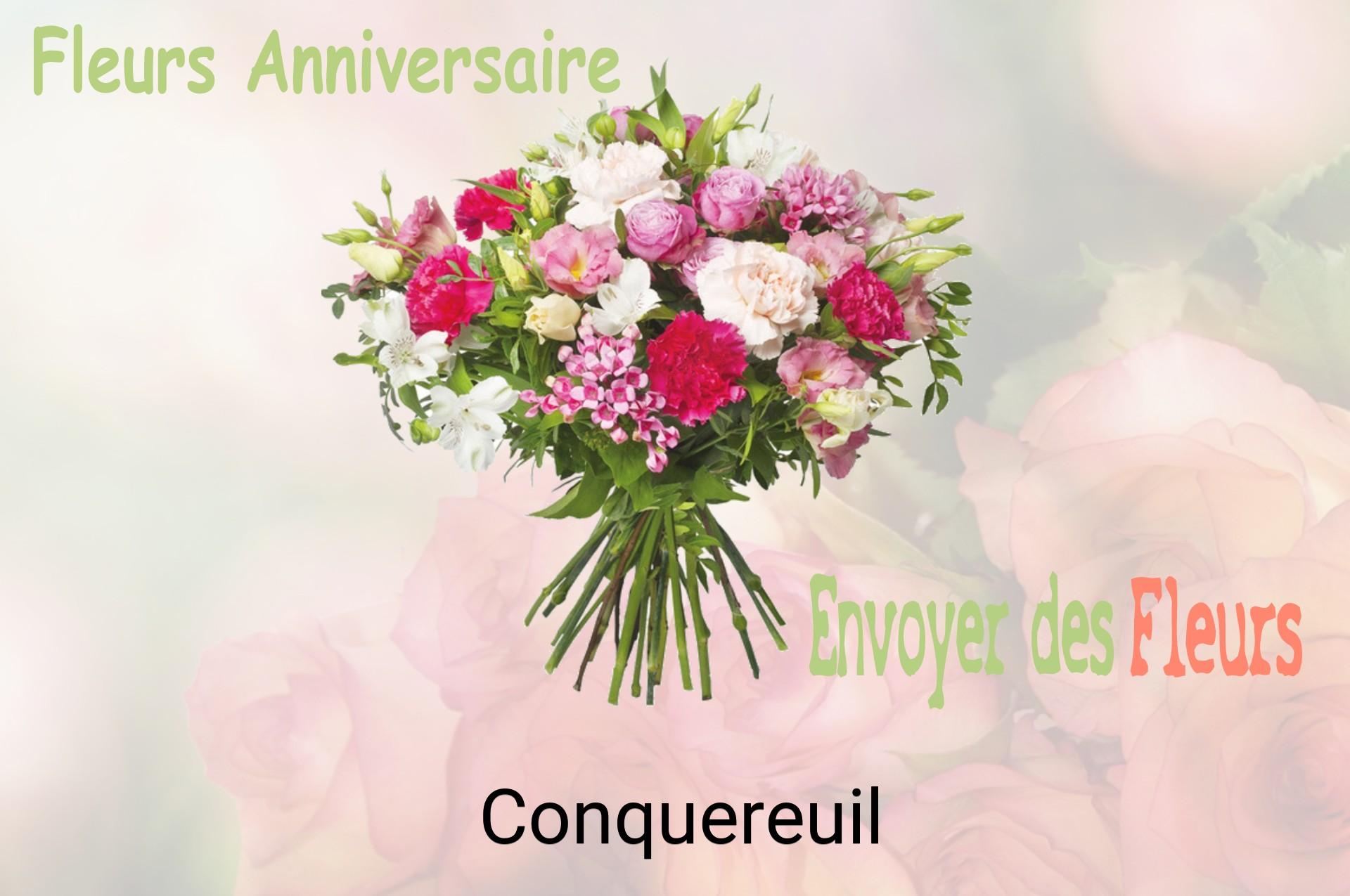 Bouquet de fleurs d’anniversaire livré à Conquereuil